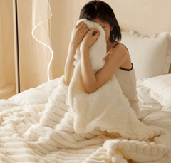 Luxurious Plush Faux Fur Blanket - Startoff UK Boutique
