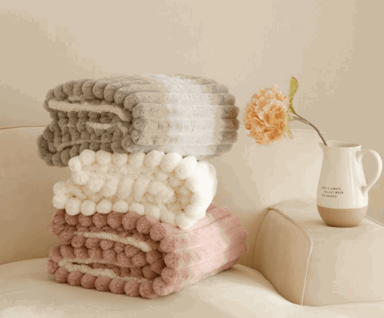 Luxurious Plush Faux Fur Blanket - Startoff UK Boutique