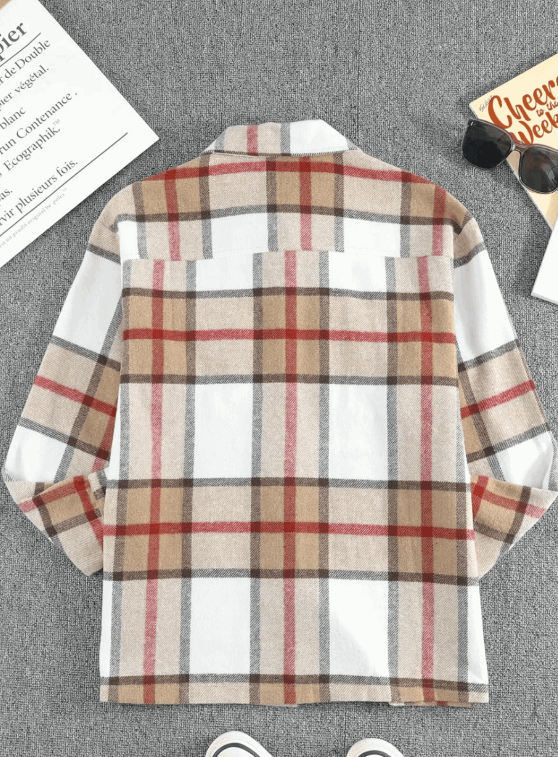 Checked Pattern Shacket