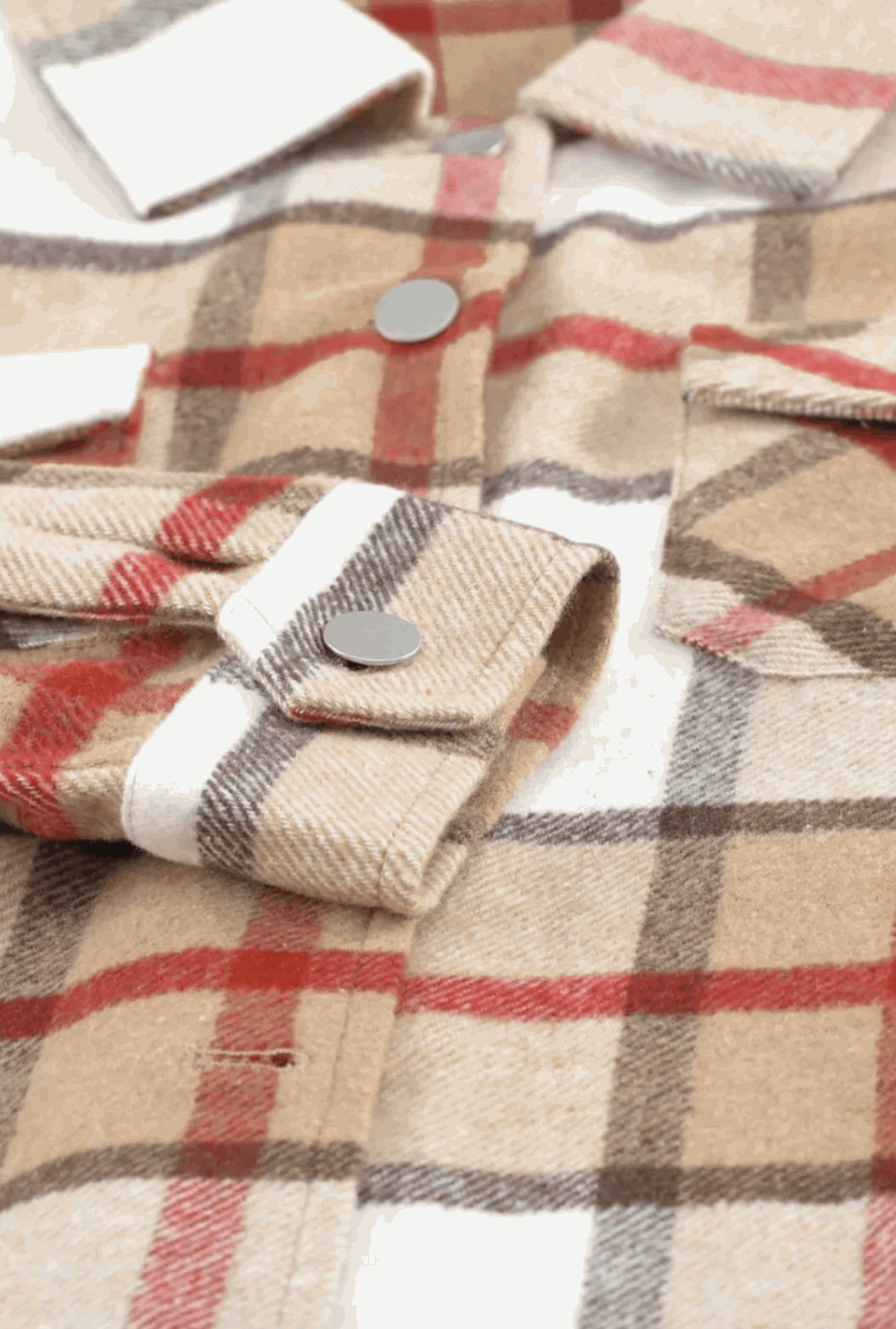 Checked Pattern Shacket