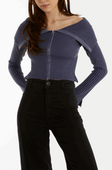 Ribbed Cotton Cardigan