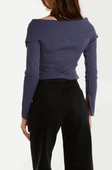 Ribbed Cotton Cardigan