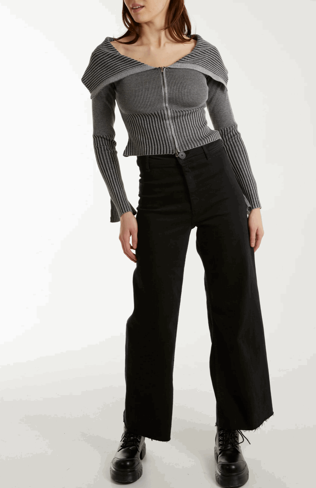 Ribbed Cotton Cardigan