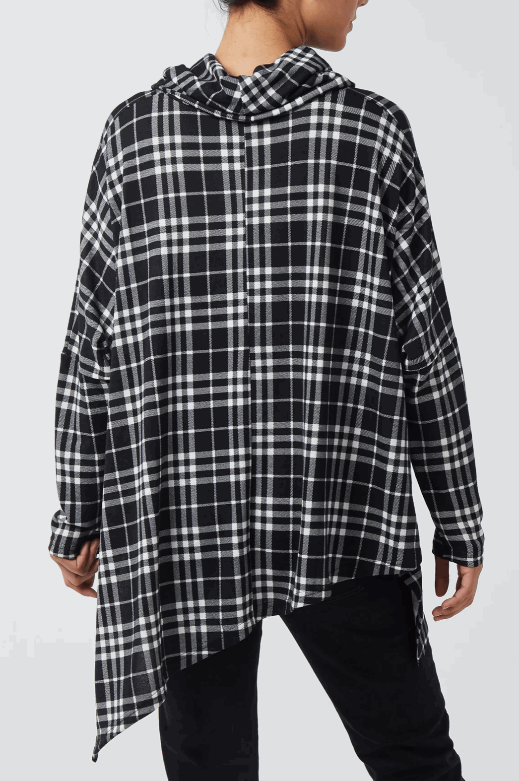 Trendy Check Print Tops 