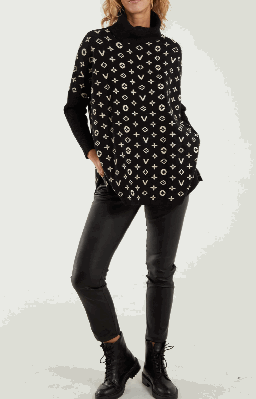 Stylish Poncho Jumper