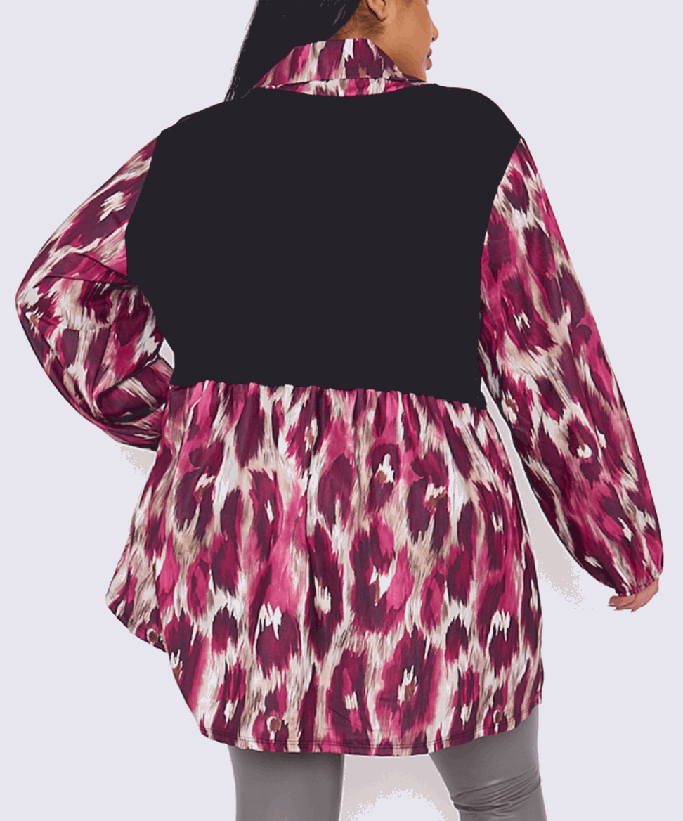 Plus Size Shirt Top - Startoff UK Boutique