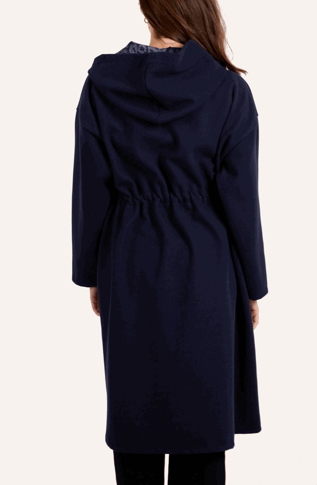 Zip Up Tie Waist Hooded Coat - Startoff UK Boutique