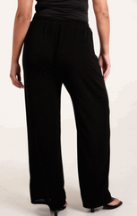 Shimmer Wide Leg Drawstring Trousers