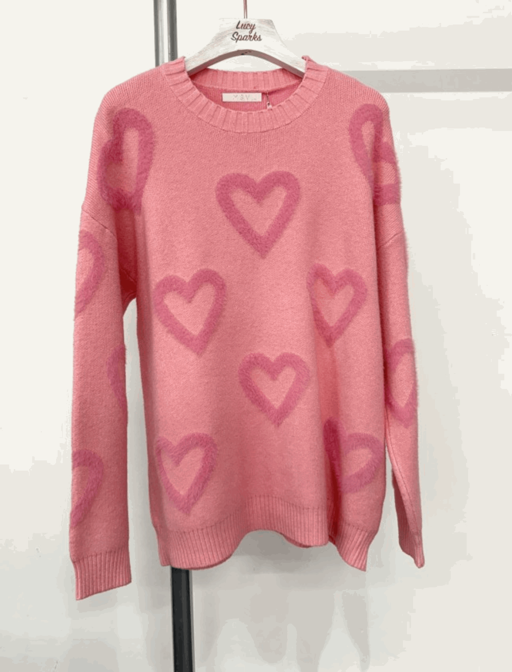 Chunky Heart Knit Jumper