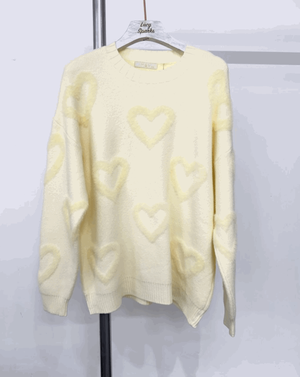Chunky Heart Knit Jumper