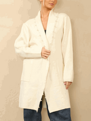 Tracey Pearl Detail Pocket Cardigan