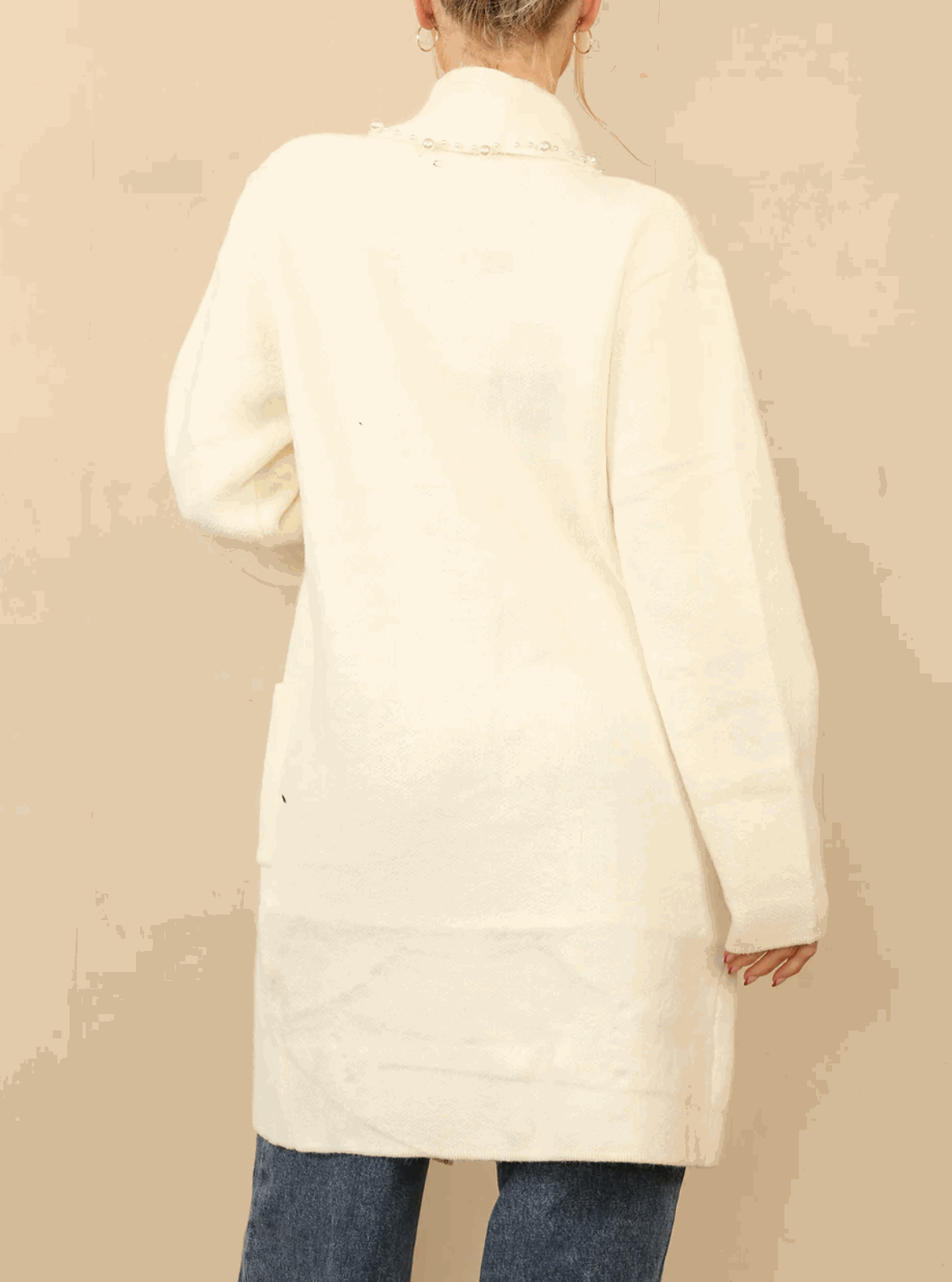 Tracey Pearl Detail Pocket Cardigan