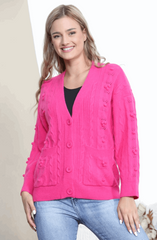 Erica Warm Cable Knit Cardigan