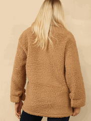 Trace Teddy Pocket Detail Shacket