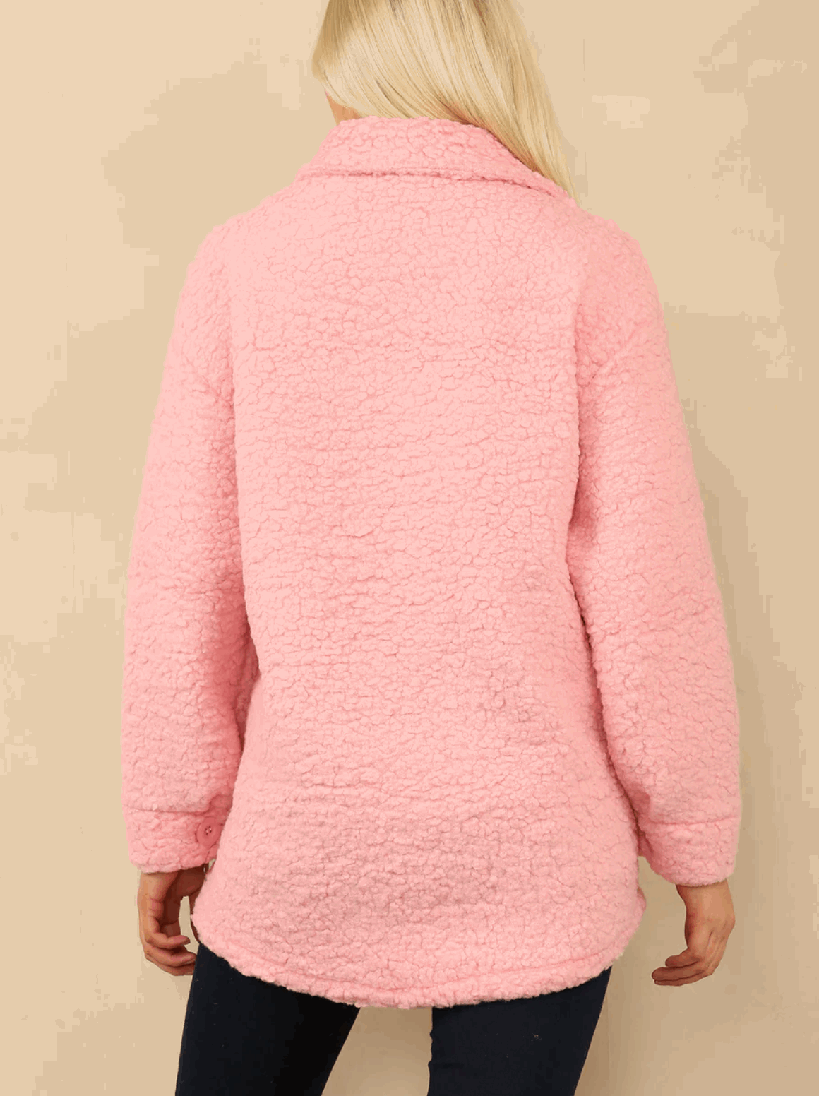 Trace Teddy Pocket Detail Shacket