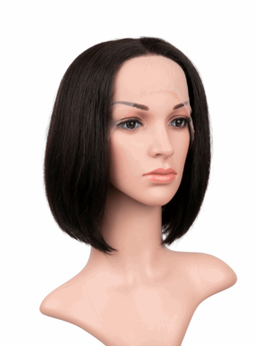 14inches Lace Front Human Hair Full Head Wig
