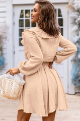 Rea Ruffled High waist Mini Dress