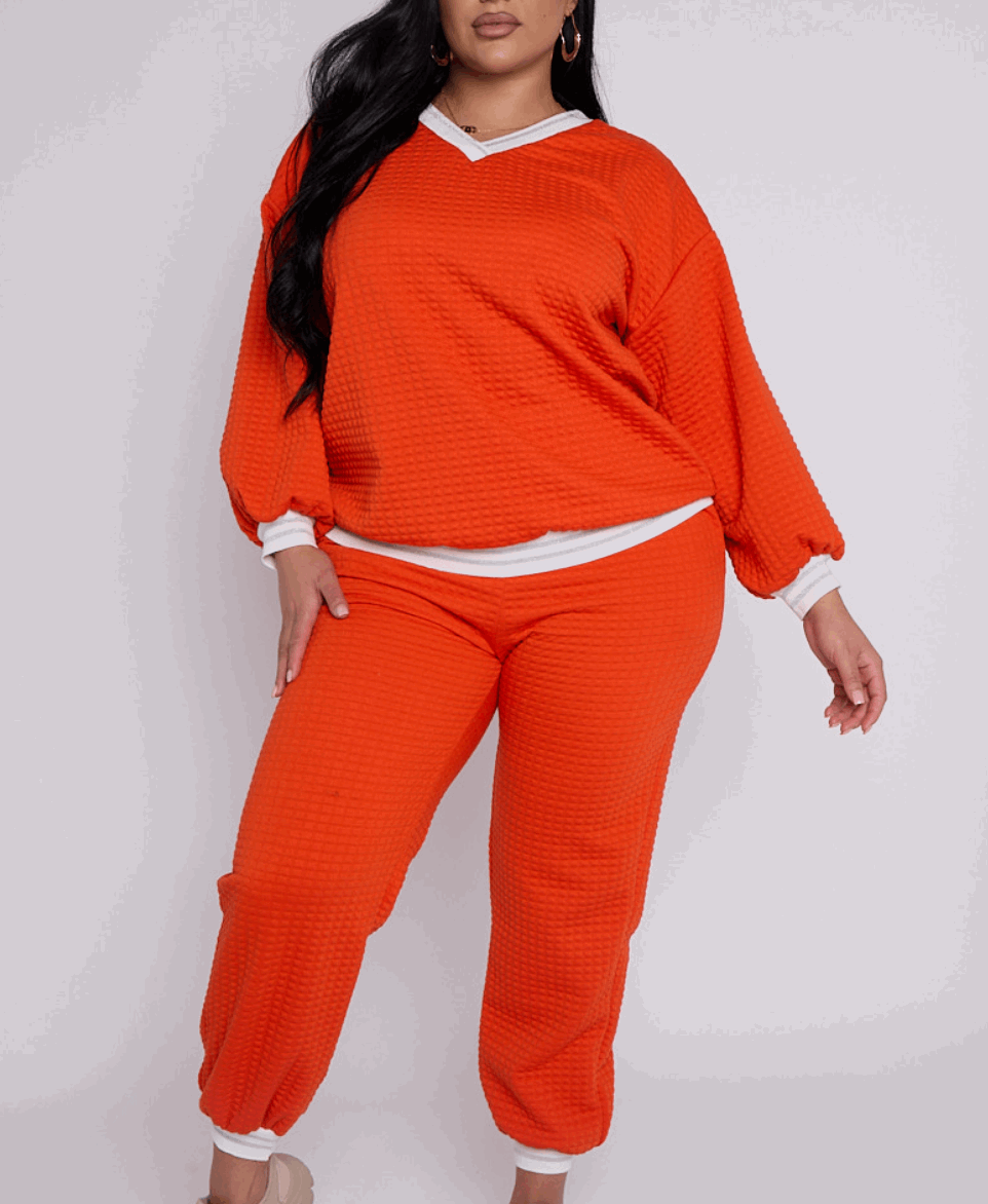 Rea Plus Size Coord Set - Startoff UK Boutique