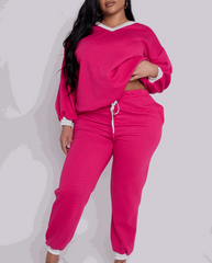 Rea Plus Size Coord Set - Startoff UK Boutique
