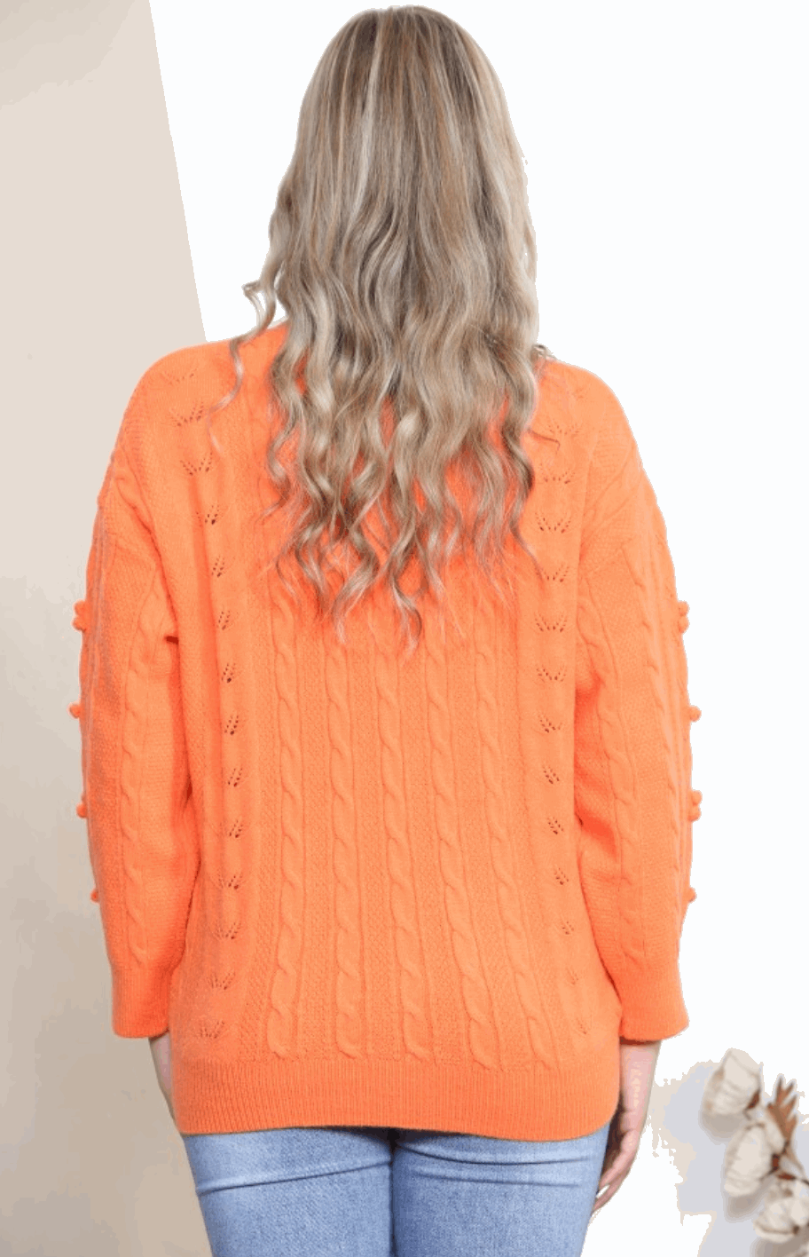 Erica Warm Cable Knit Cardigan
